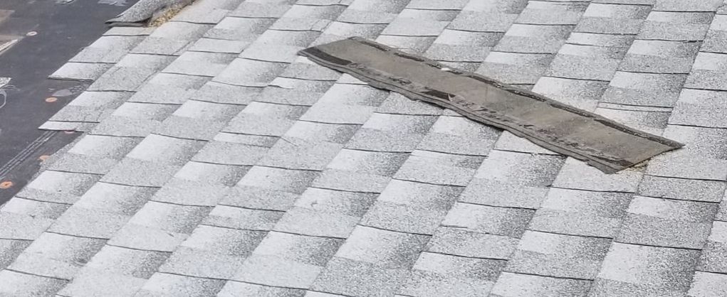 Blown Off Roof Shingles