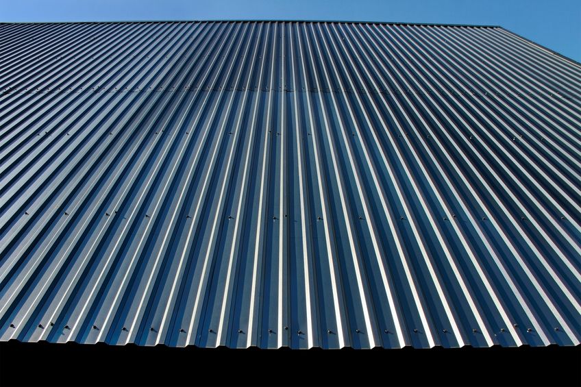 Commercial Building in Washington with new metal roof